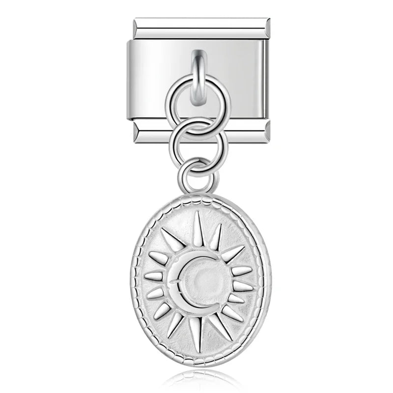The Minimalist Silver Talisman & Nature Dangle Charm