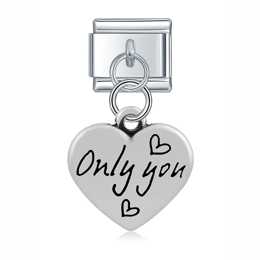 The Minimalist Silver Talisman & Nature Dangle Charm