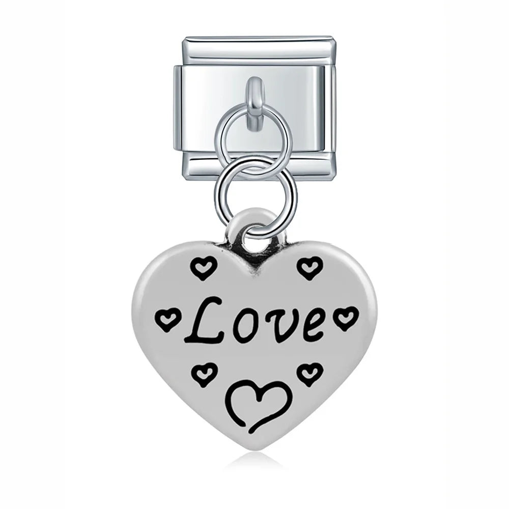 The Minimalist Silver Talisman & Nature Dangle Charm