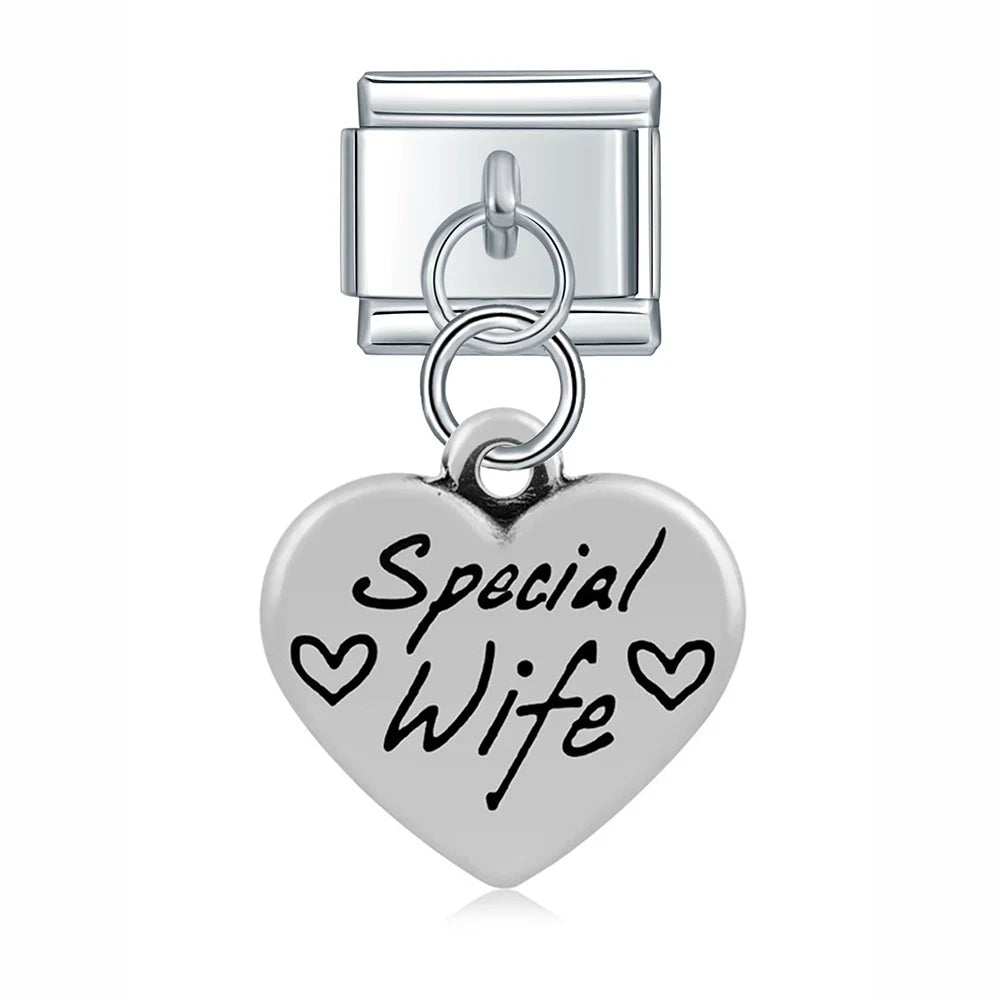 The Minimalist Silver Talisman & Nature Dangle Charm