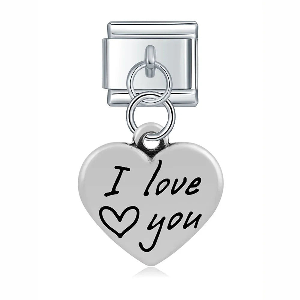 The Minimalist Silver Talisman & Nature Dangle Charm