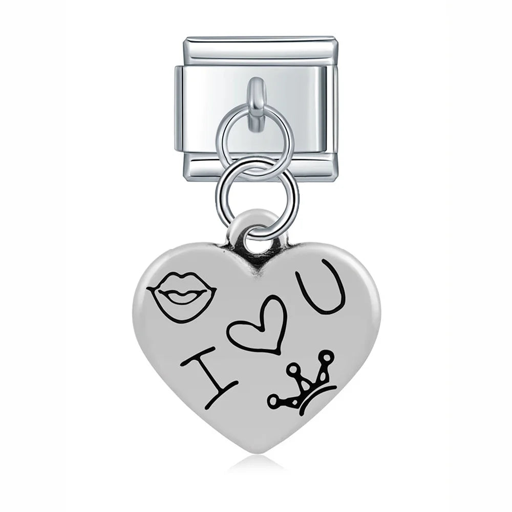 The Minimalist Silver Talisman & Nature Dangle Charm