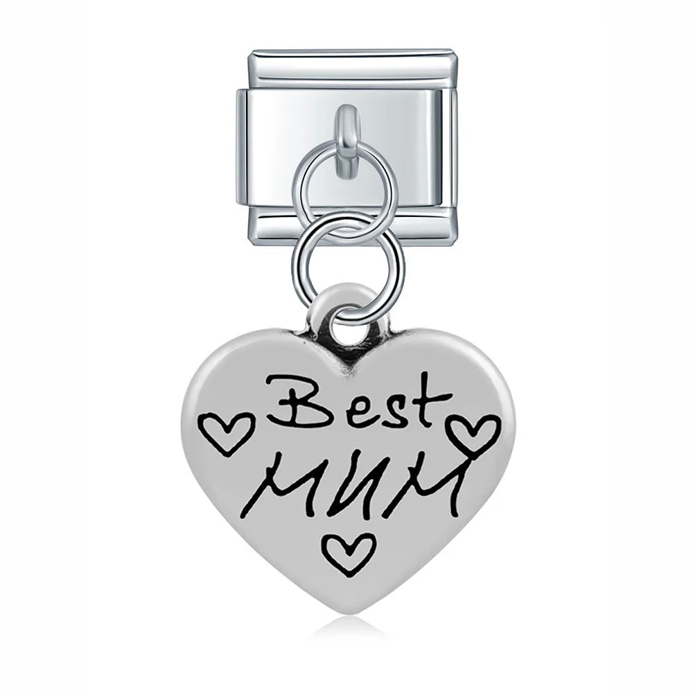 The Minimalist Silver Talisman & Nature Dangle Charm