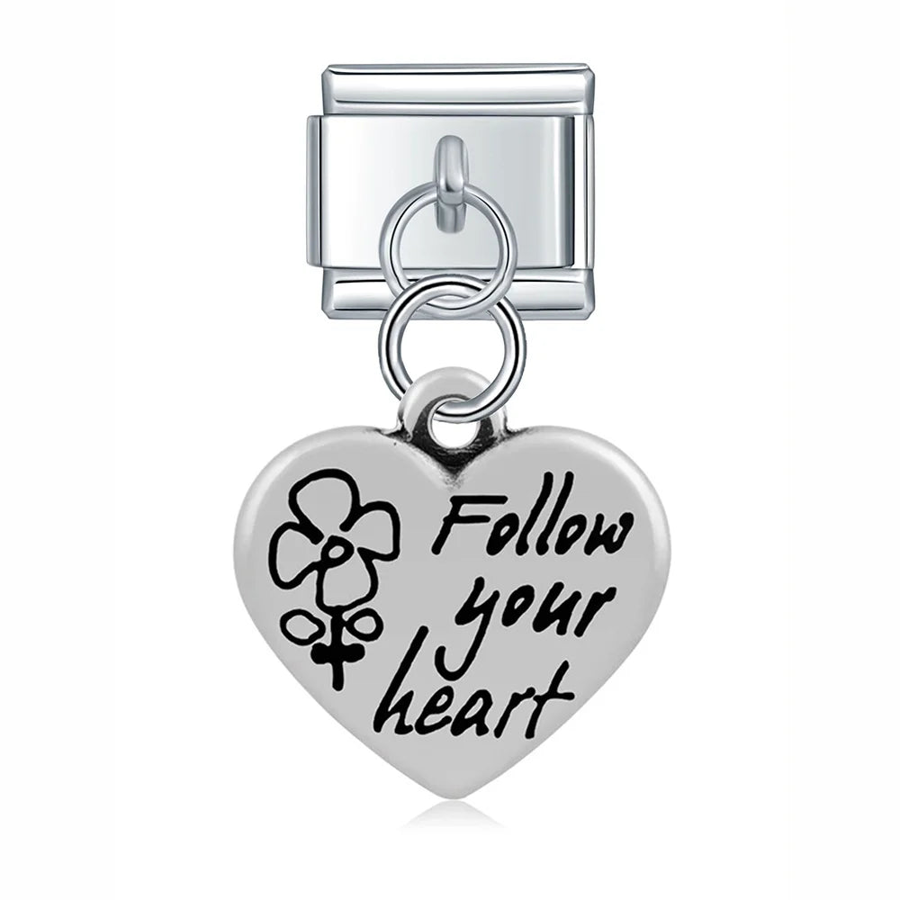 The Minimalist Silver Talisman & Nature Dangle Charm