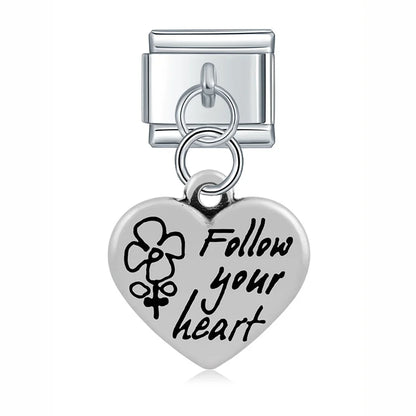 The Minimalist Silver Talisman & Nature Dangle Charm