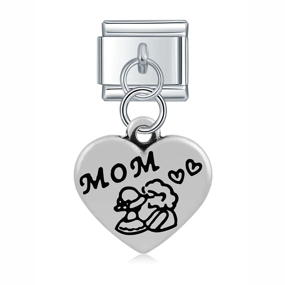 The Minimalist Silver Talisman & Nature Dangle Charm