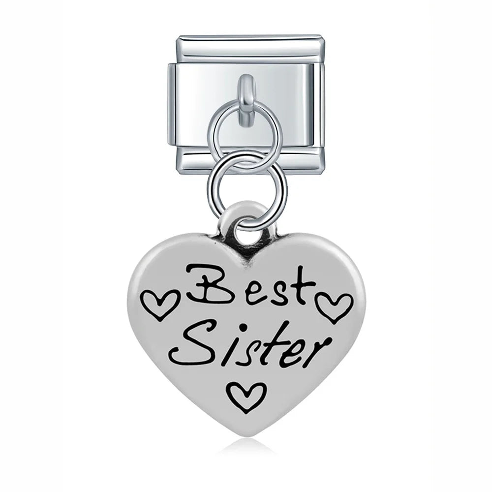 The Minimalist Silver Talisman & Nature Dangle Charm
