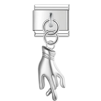 Enamel Elephant Dangle Charm