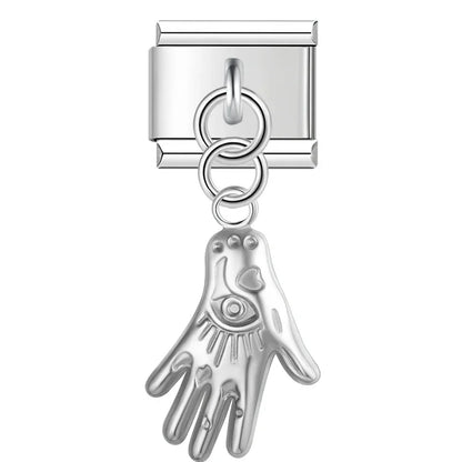 Enamel Elephant Dangle Charm