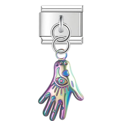 Enamel Elephant Dangle Charm