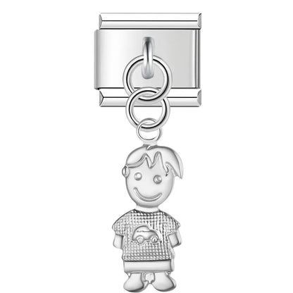Enamel Elephant Dangle Charm