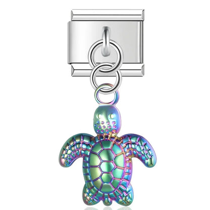 Enamel Hamsa Hand & Protection Dangle Charm for Charm Bracelets