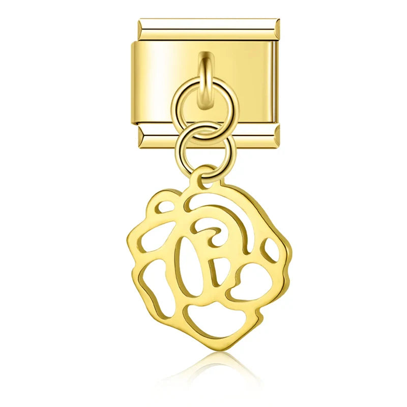 Silver&Gold pendant charms