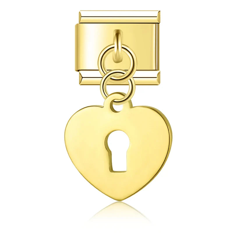 Silver&Gold pendant charms
