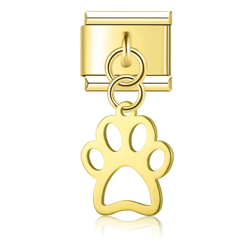 Silver&Gold pendant charms