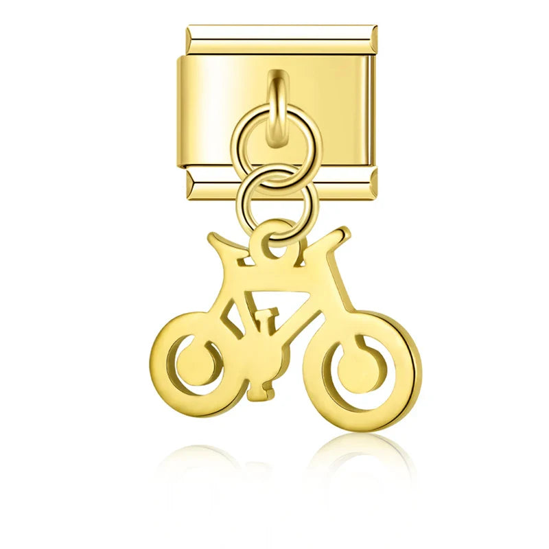 Silver&Gold pendant charms