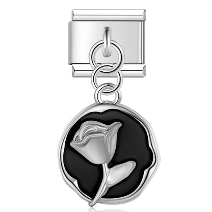 Enamel Cactus & Desert Plant Dangle Charm for Charm Bracelets