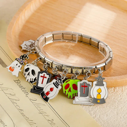 Enamel Shooting Star & Comet Dangle Charm for Charm Bracelets