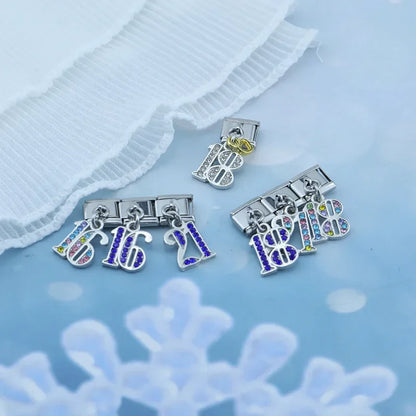 Number 16, 18 & 21 Birthday Dangle Charms