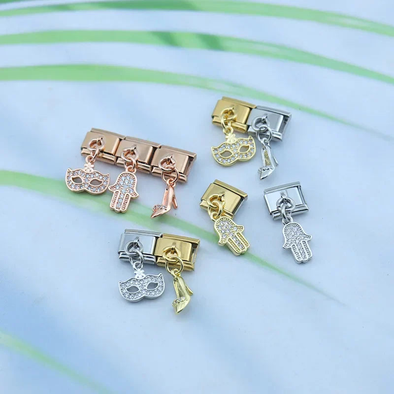 Daisy Fashion Palm Mask High heels Dazzling DJ622