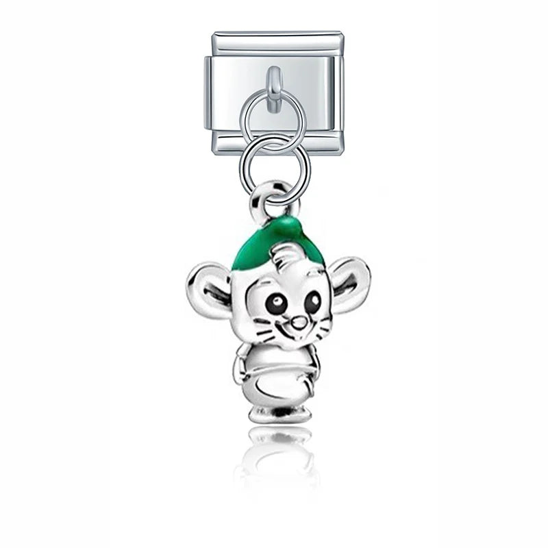Flower Eye Mouse Rainbow Ladybug charms