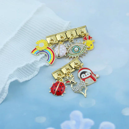 Flower, Eye, Mouse, Rainbow & Ladybug Charms