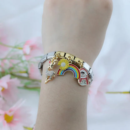Flower, Eye, Mouse, Rainbow & Ladybug Charms