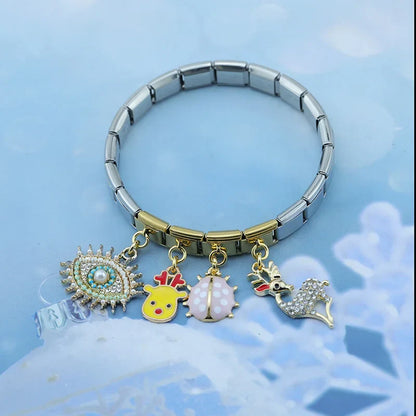 Flower, Eye, Mouse, Rainbow & Ladybug Charms