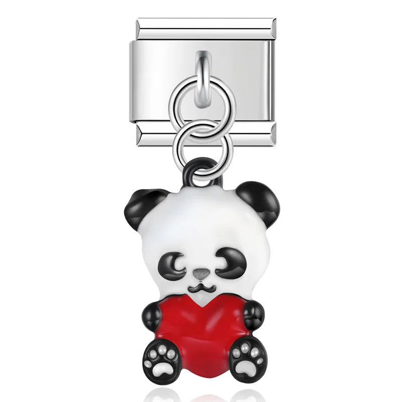 funny Bear Flower Cherry Tulip Heart Bowknot charms