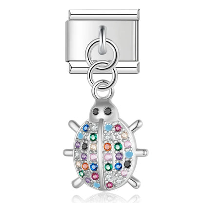 Enamel High Heel Shoe & Stiletto Dangle Charm for Charm Bracelets