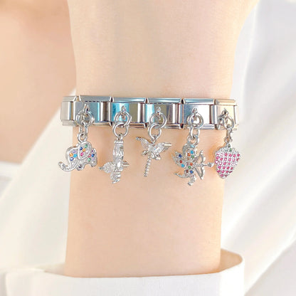 Enamel High Heel Shoe & Stiletto Dangle Charm for Charm Bracelets