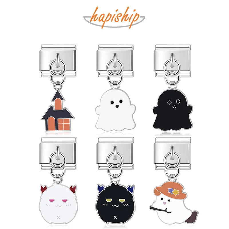 Color Glaze Halloween Ghost Castle Bat DJ1088