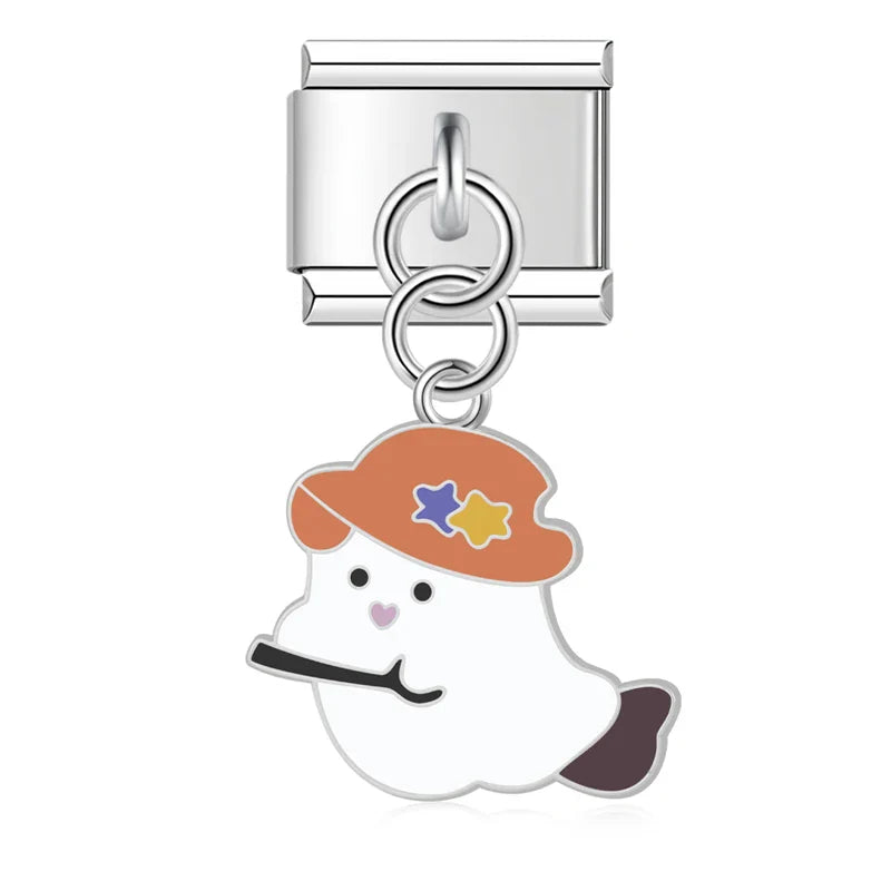 Color Glaze Halloween Ghost Castle Bat DJ1088