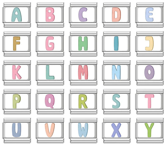 Colorful 26 English Letters TZ037
