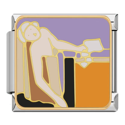 Sassy Quote & Fine Art Italian Charms — Drama Queen, No Refunds, Don't Panic & Classic Portraits