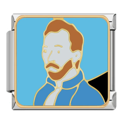 Sassy Quote & Fine Art Italian Charms — Drama Queen, No Refunds, Don't Panic & Classic Portraits
