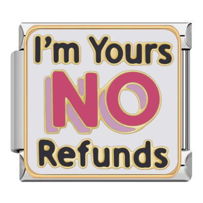 Sassy Quote & Fine Art Italian Charms — Drama Queen, No Refunds, Don't Panic & Classic Portraits
