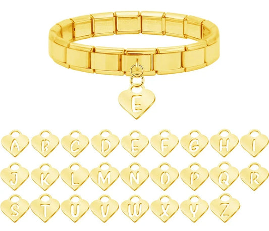 Heart 26 English Letters Italian  DJ1365