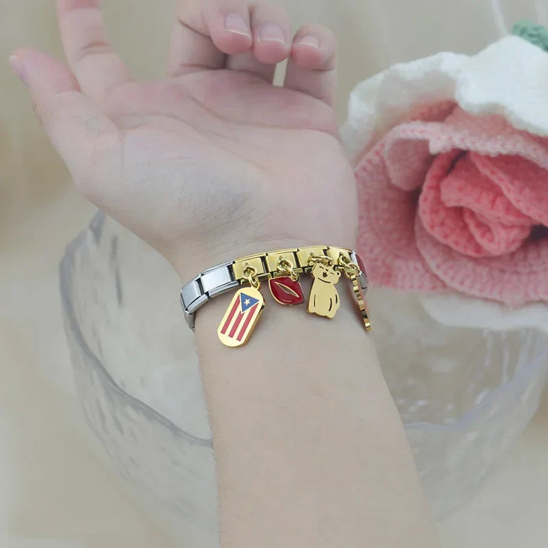 Cat Dog Lip charms
