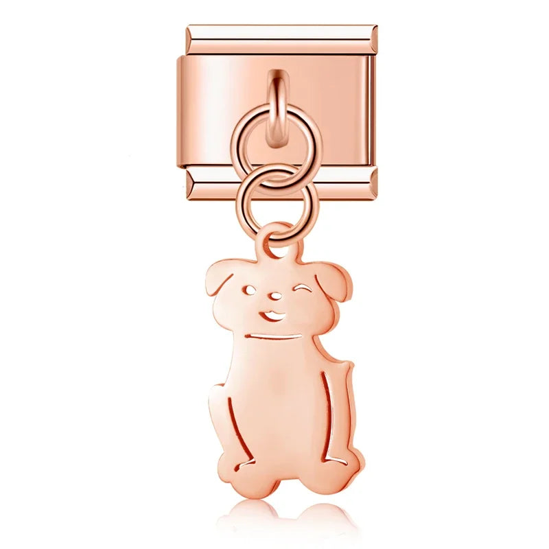 Cat Dog Lip charms