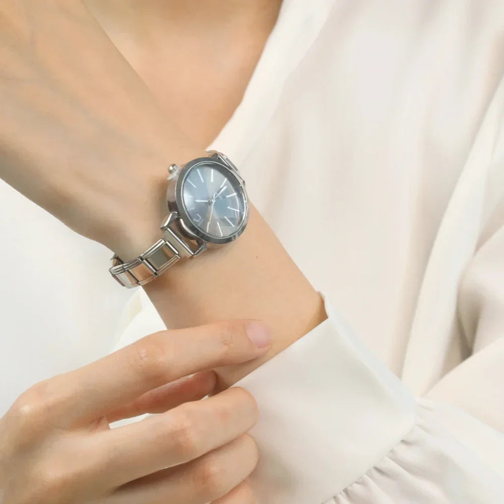 Round Simple Watch Bracelet Bangle G024