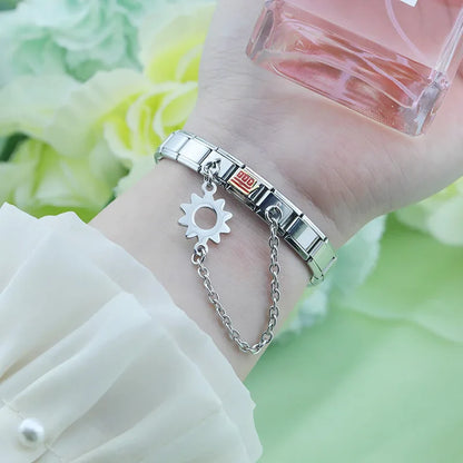 Symbol Safety Chain Dangle Charms