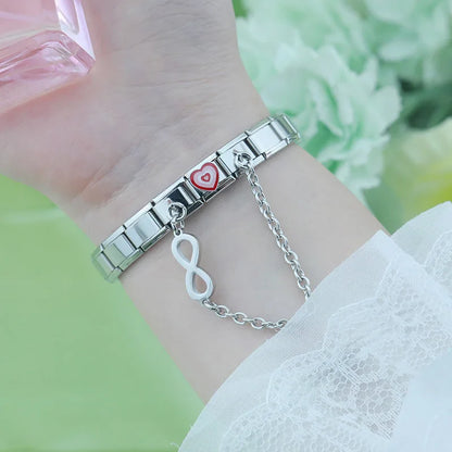 Symbol Safety Chain Dangle Charms