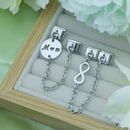 Symbol Safety Chain Dangle Charms