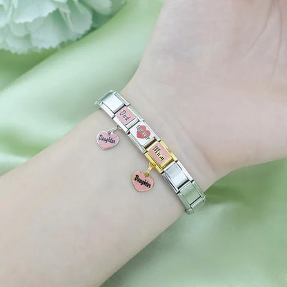 Enamel Flamingo Dangle Charm