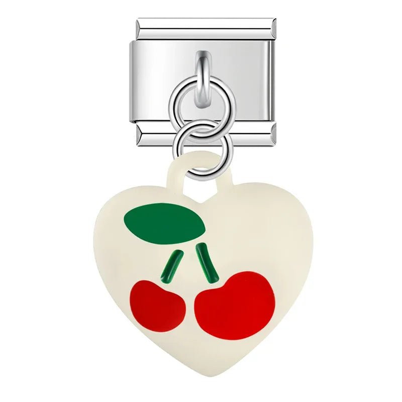 Cherries Strawberries charms