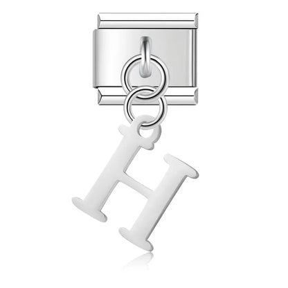 The Silver Lowercase Letter Dangle Charm A–Z