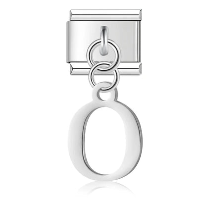 The Silver Lowercase Letter Dangle Charm A–Z