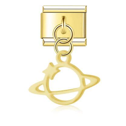 Enamel Bumblebee Dangle Charm