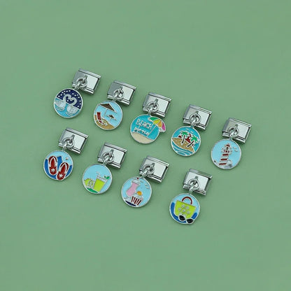 The Beach Themed Dangle Charm Collection